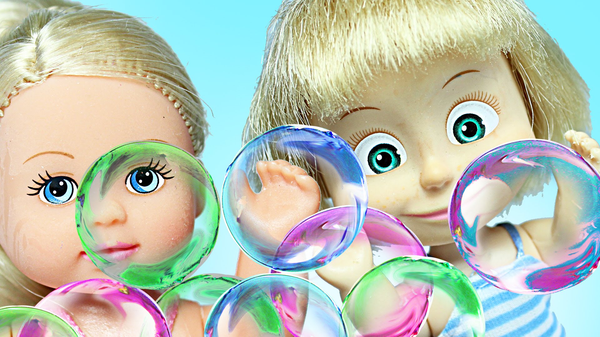 Маша и Медведь. Играем в бассейне с шариками Орбиз. Маша и