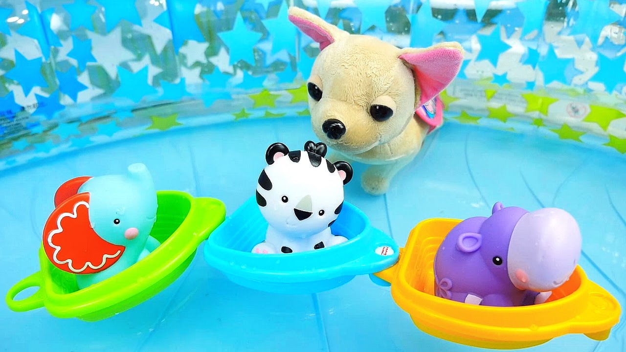 Мультик с Игрушками для Бассейна и Ванной — Собачка