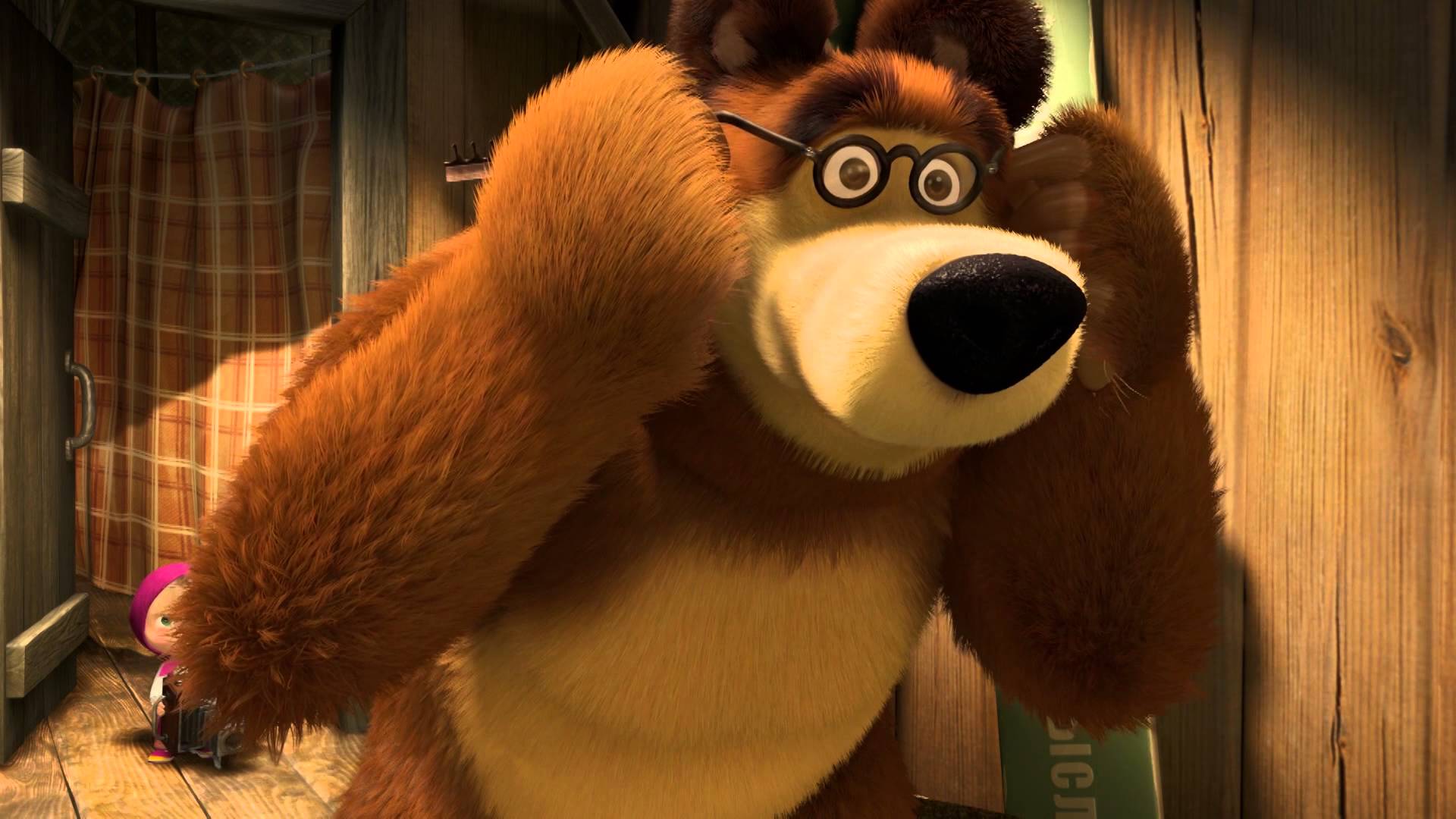 Маша и Медведь — Фотография 9 на 12 (А Мишка то еще не