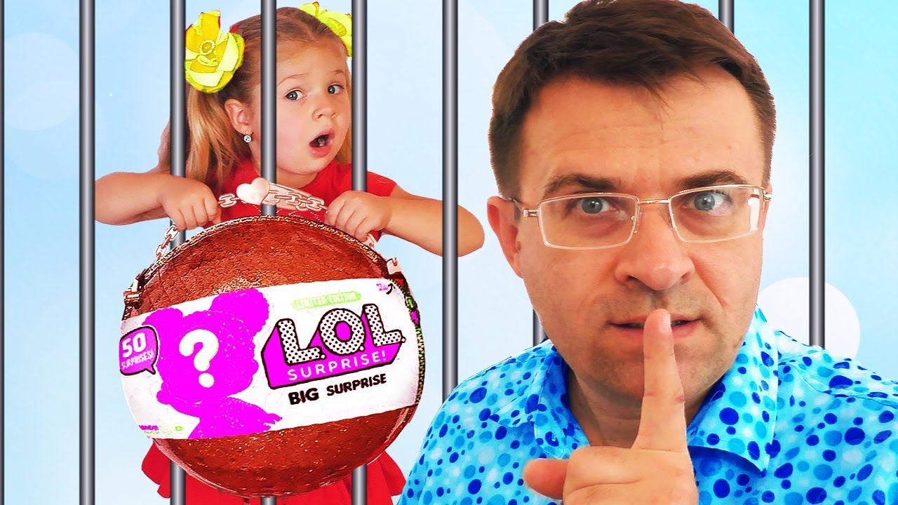 Bad Kids Steals Giant LOL Surprise dolls Family fun videos for kids toys — Мисс Кэти все серии ...