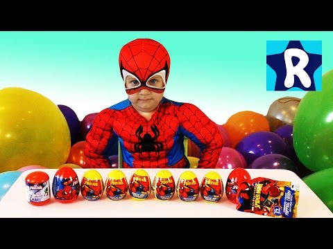 CHelovek-Pauk-Spiderman-Otkryvaet-Mnogo-Syurprizov-Spider-Man-unboxing-Toy-Monster