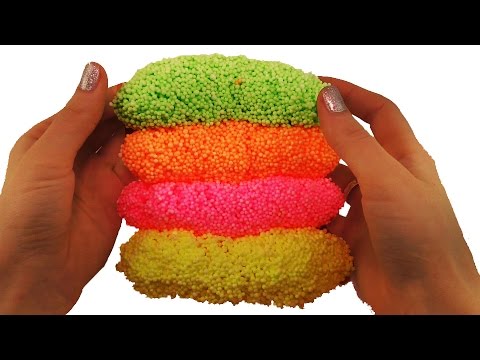 How-To-Make-Colors-Cheese-Stick-Slime-Clay-DIY-Foam-Clay-Slime-Play-For-Kids-Roma-Show
