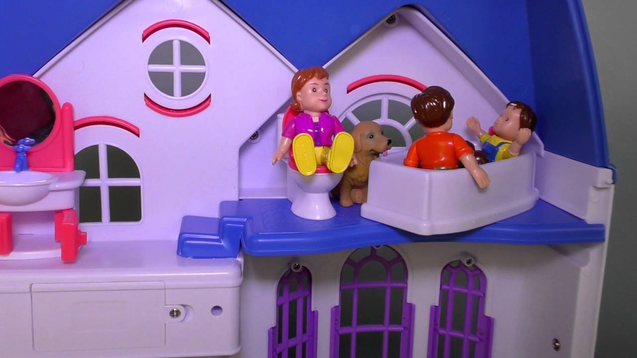 Kukolnyj-Domik-My-Happy-Family-Volshebnyj-Mir-Igrushek-dlya-Devochek-Dollhouse-Toys-for-Girls-Unboxing