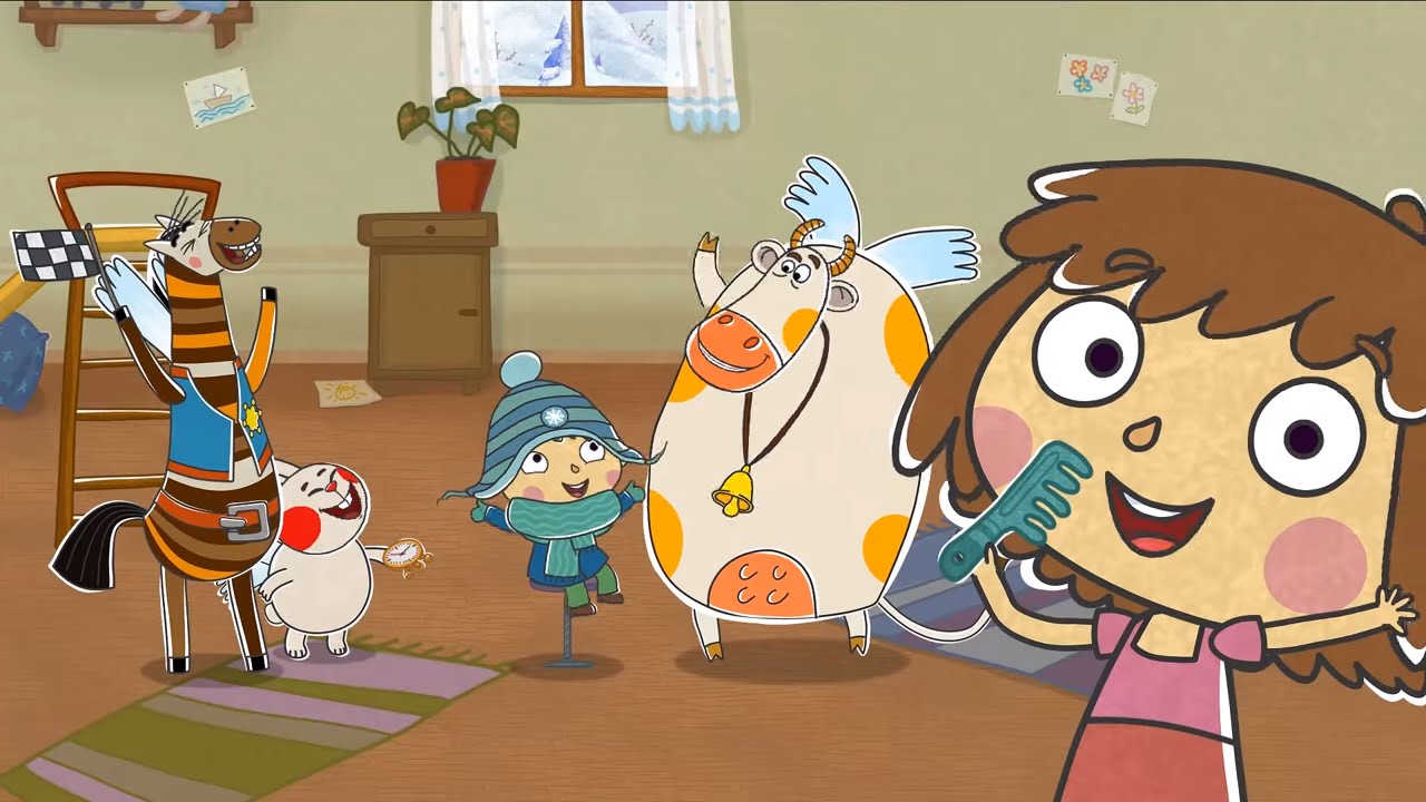 Malyshi-i-Letayushhie-Zveri-Odevaemsya-Razvivayushhie-multiki-dlya-detej