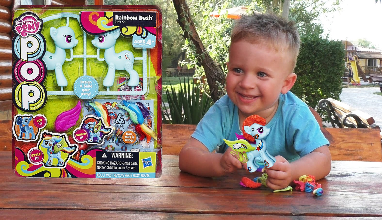 Poni-konstruktor-My-Little-Pony-POP-Rainbow-Dash-raspakovyvaem-skladyvaem-i-igraem