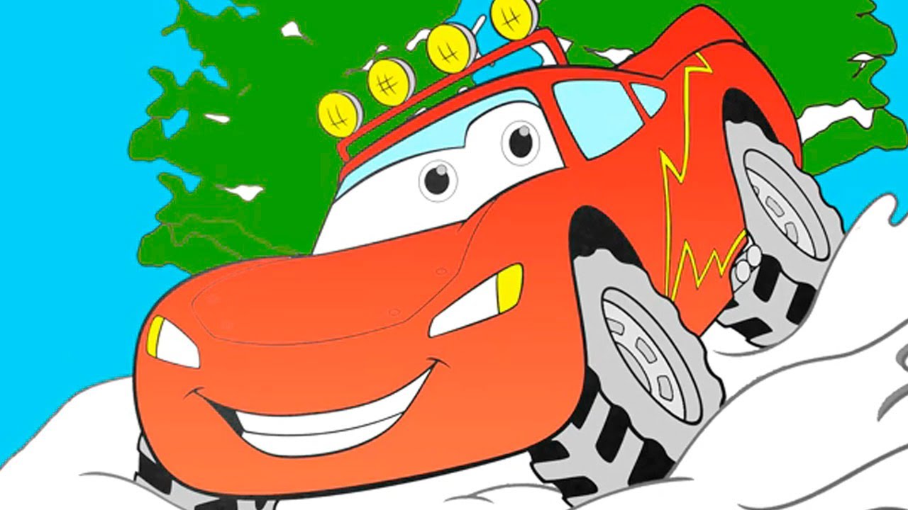 Raskraska-iz-multfilma-TACHKI-taksi-Luidzhi-mehanik-Gvido-i-Molniya-Makvin