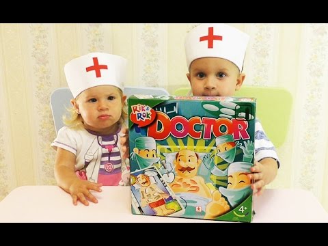 Raspakovka-igry-Doktor-YA-Bolen-Igraem-v-Hirurgov-Fun-Kids-Unpack-and-play-the-game-DOCTOR