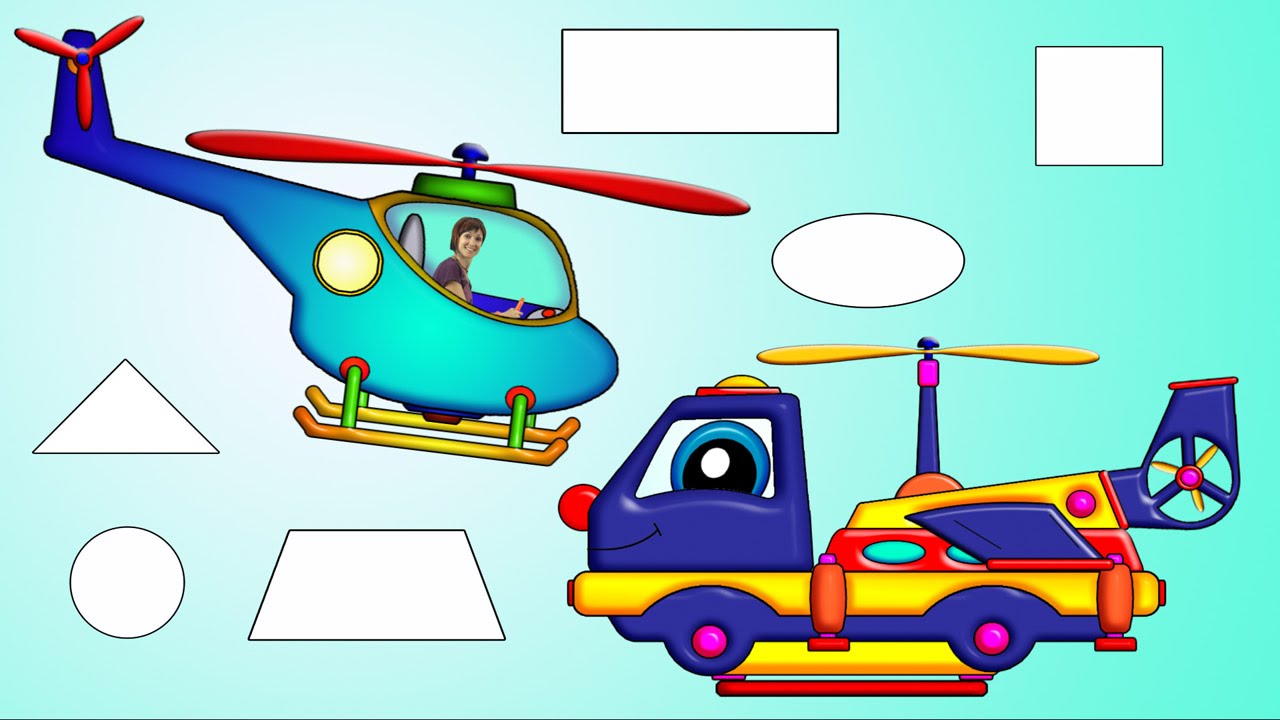 Razvivayushhie-multiki-dlya-malyshej.-Mashinka-transformer-Poma-i-Volshebnaya-mozaika.-Vertolet