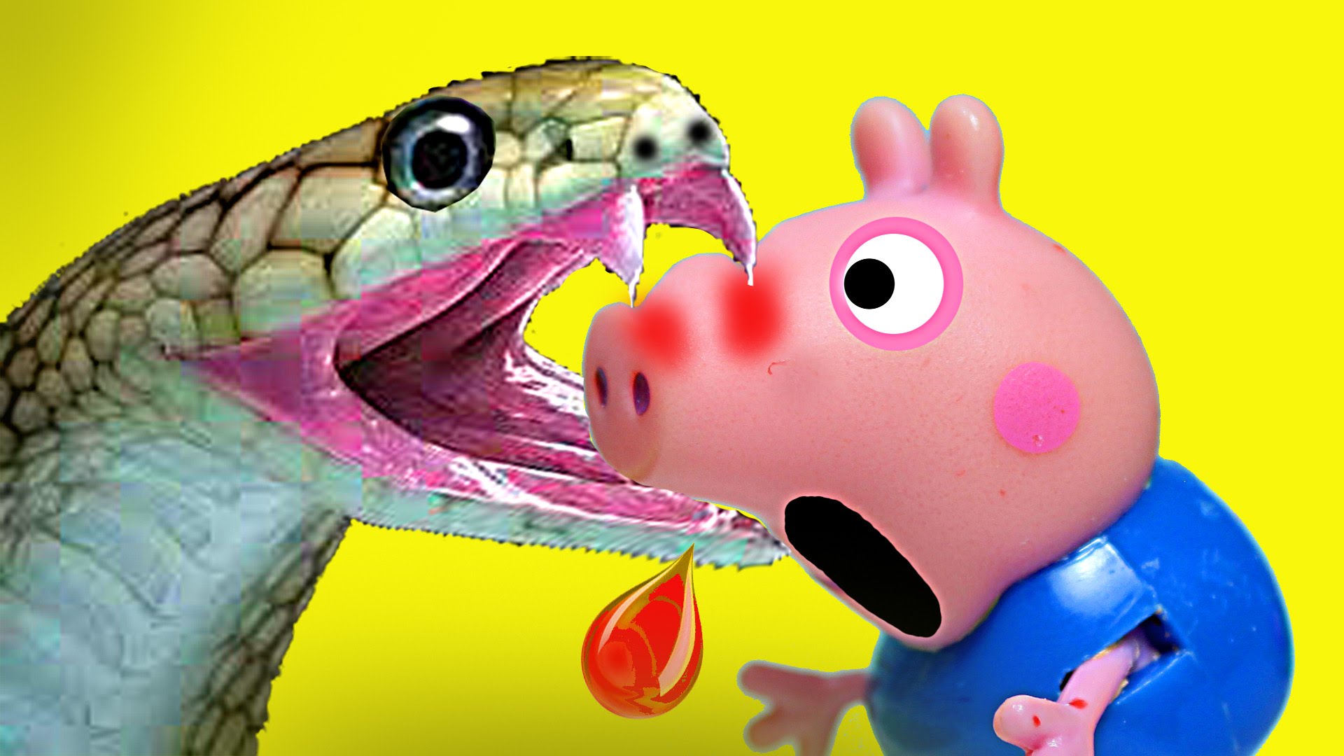 Svinka-Peppa-Dzhordzha-Ukusila-Zmeya-Doktor-Plyusheva-delaet-ukol-Dzhordzhu-Multik-iz-igrushek