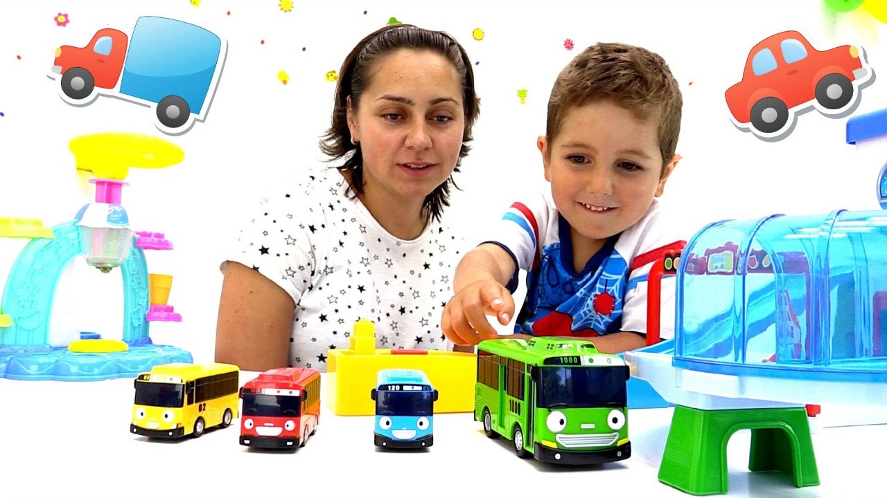 TRASSA-TAJO.-Igry-dlya-malchikov.-Razvivayushhee-video-pro-Igrushki.-Avtobusy
