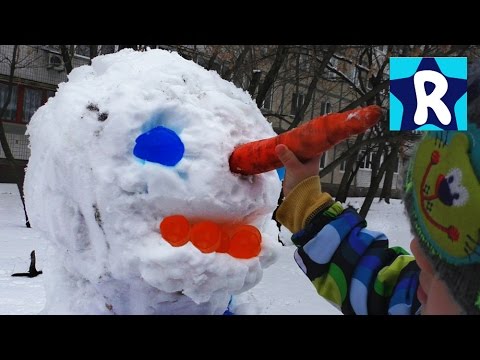 VLOG-Ogromnyj-ORBIZ-Snegovik-s-Orbiz-Gulyaem-na-Ulitse-Delaem-Snegovika-Making-Giant-ORBEEZ-Snowmen