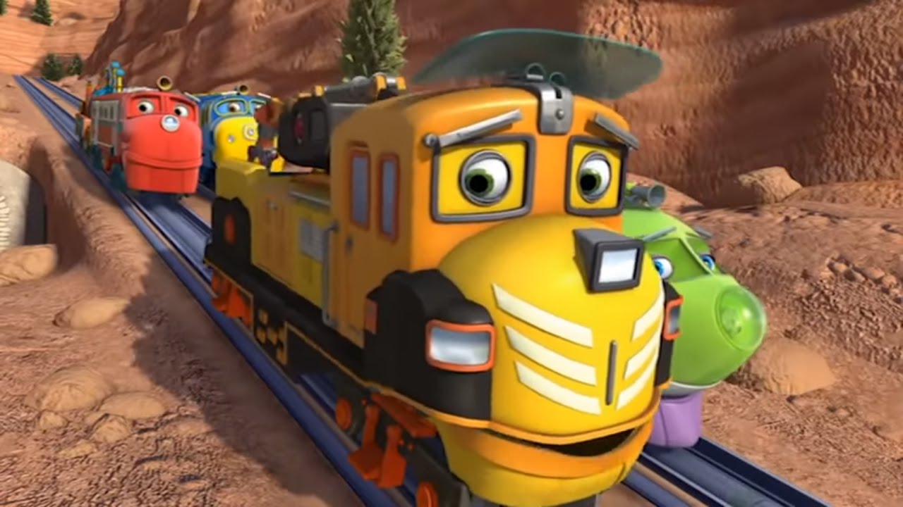 Veselye-parovoziki-iz-CHaggingtona-Komanda-spasatelej-Seriya-90-Multiki-pro-poezda