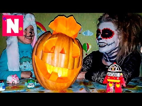 Hellouin-2015-makiyazh-tykva-kostyum-Koshechka-Mari-Halloween-pumpkin-costume-makeup-Kitty-Marie
