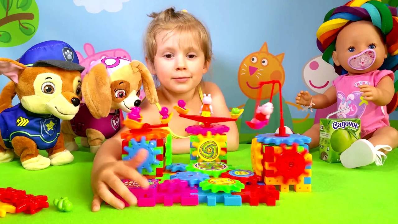 Konstruktor-FUNNY-BRICKS-FANI-BRIKS-SHHenyachij-Patrul-Kukla-Bebi-Born-Svinka-Peppa-Novye-serii2016