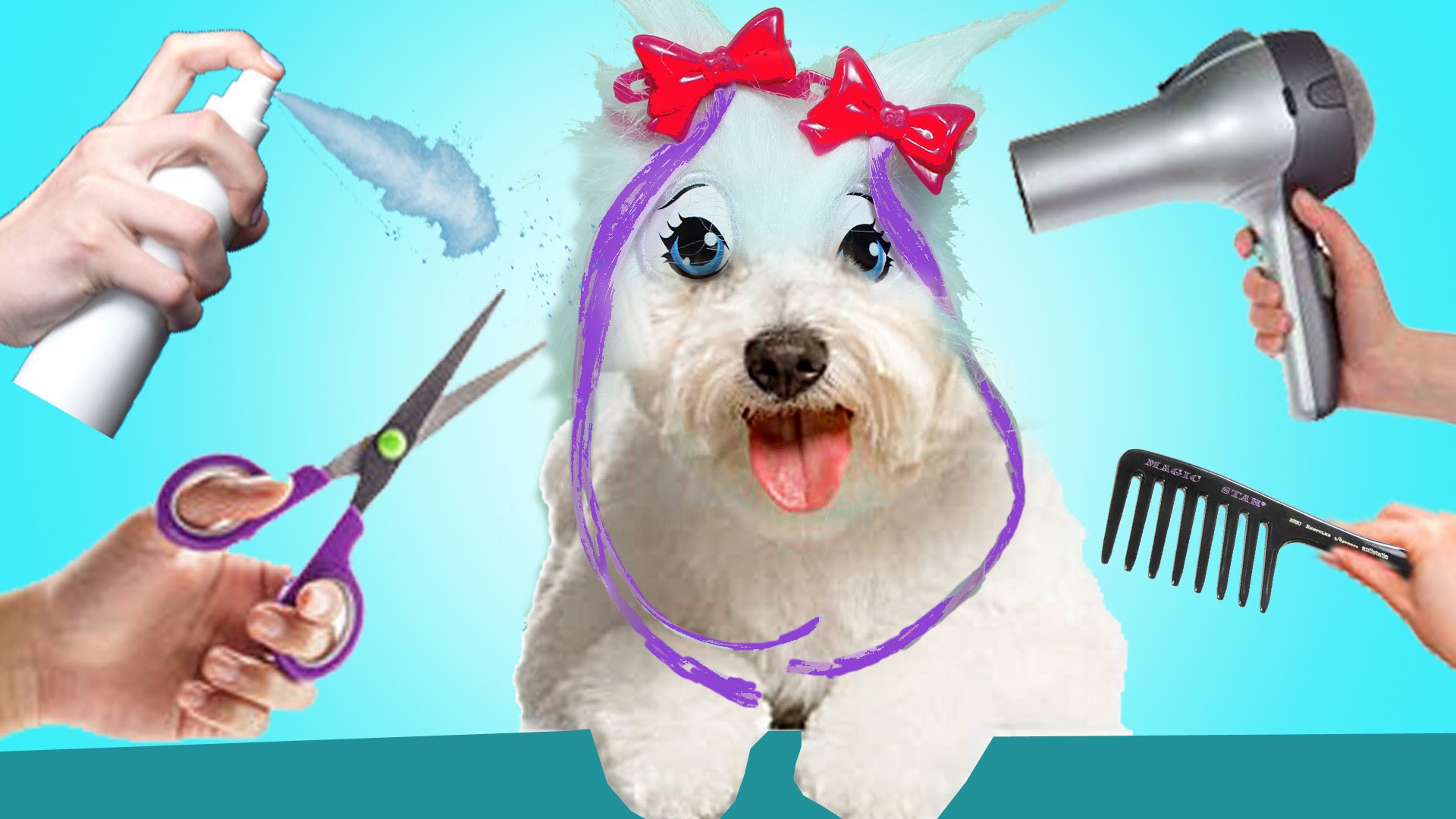 Multik-s-igrushkami.-CHelsi-otkryvaet-Salon-Krasoty-dlya-pitomtsev.-Pet-Salon-Barbie