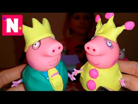 Prppa-Pig-Princess-Play-Doh-Video-dlya-detej-Svinka-Peppa-Printsessa