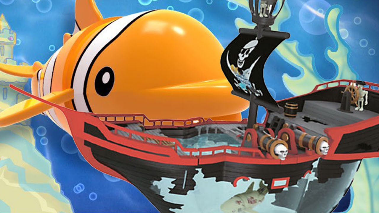 Video-pro-igrushki.-Masha-Kapuki-Kanuki-Mark-i-Adrian-igrayut-v-piratov-Korabl-prizrak-More-CHudes