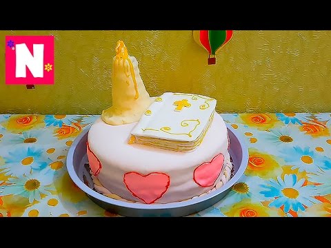 tort-s-mastikoj-biskvitnye-korzhi-retsept-cake-with-mastic-biscuit-shortcake-recipe