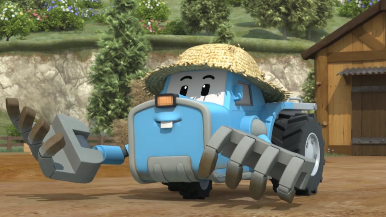 V-gostyah-u-Treki-Novye-serii-Robokary-i-traktor