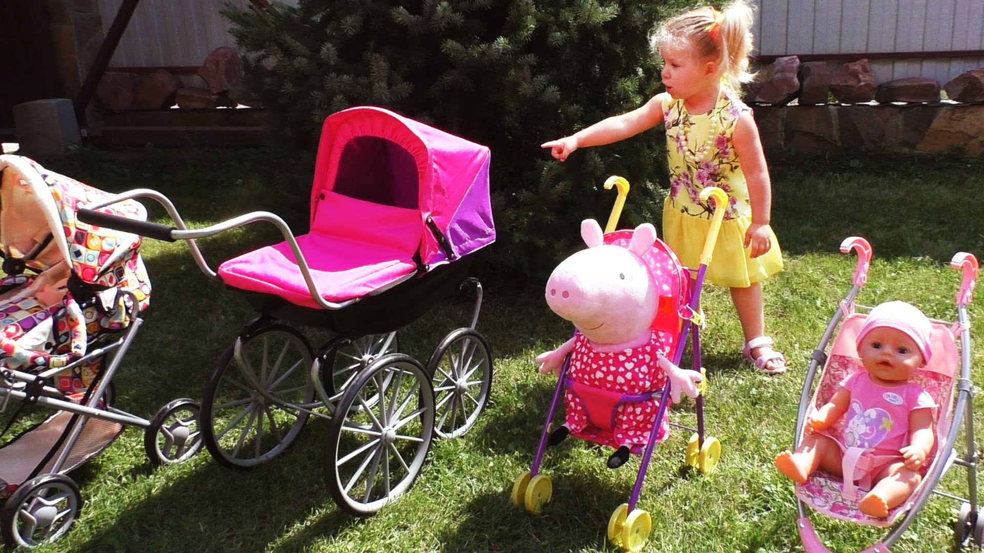 VSE-NASHI-KOLYASKI-Bebi-Born-Baby-Born-Masha-i-Medved-SVINKA-PEPPA-Peppa-Pig-Bebi-Elajv-Baby-Alive