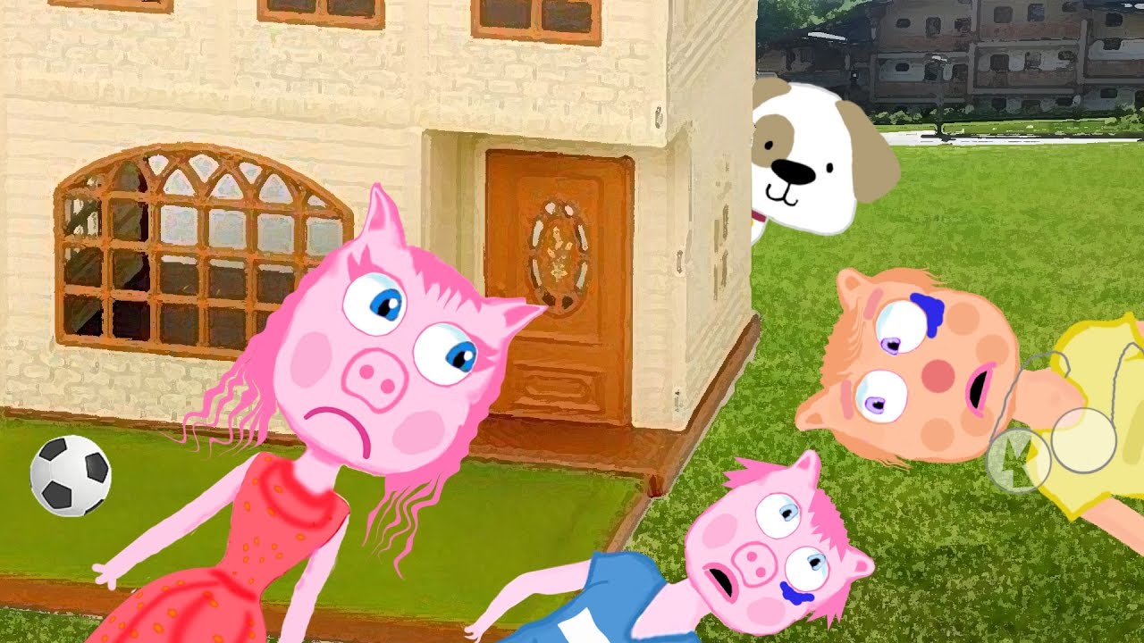 Peppa-Multfilm.-Dzhordzh-PODRALSYA-s-Pedro-iz-za