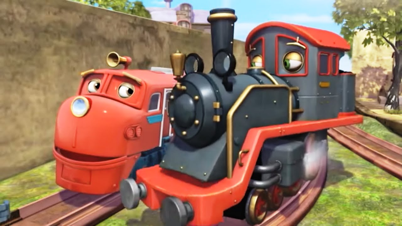 Veselye-parovoziki-iz-CHaggingtona-Uilson-i-malyarnyj-vagon-Seriya-41