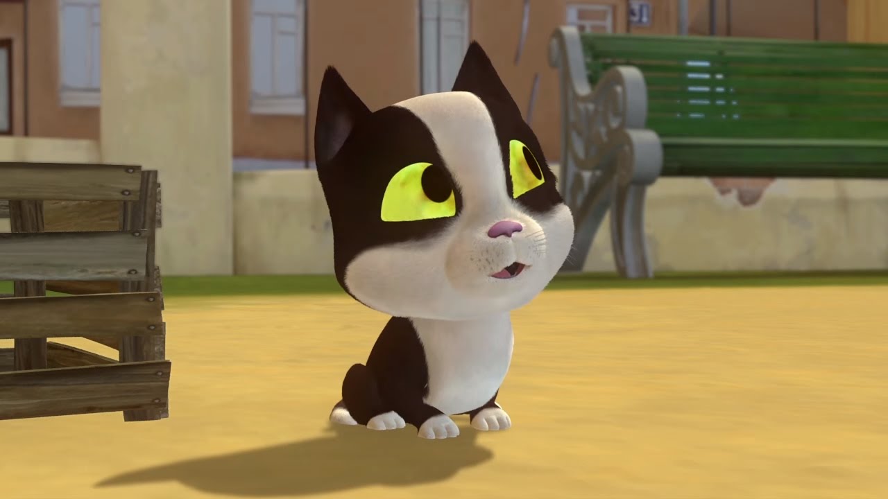 Belka-i-Strelka-Ozornaya-semejka-Lovkost-lap-Detskie-multiki