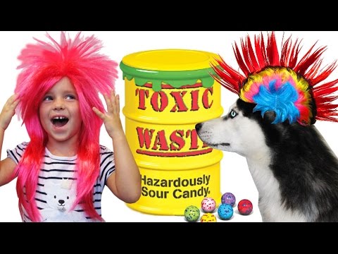 Ekstremalnyj-CHELLENDZHSHOK-toxic-waste-challenge-challenge-videos-Razvivayushhie-video-DLYA-DETEJ-Pets