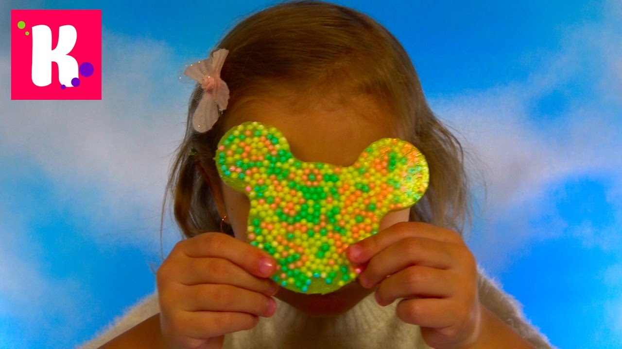 Minni-Maus-babochka-i-chervyak-iz-gelya-i-kraski-DIY-Cling-Creator