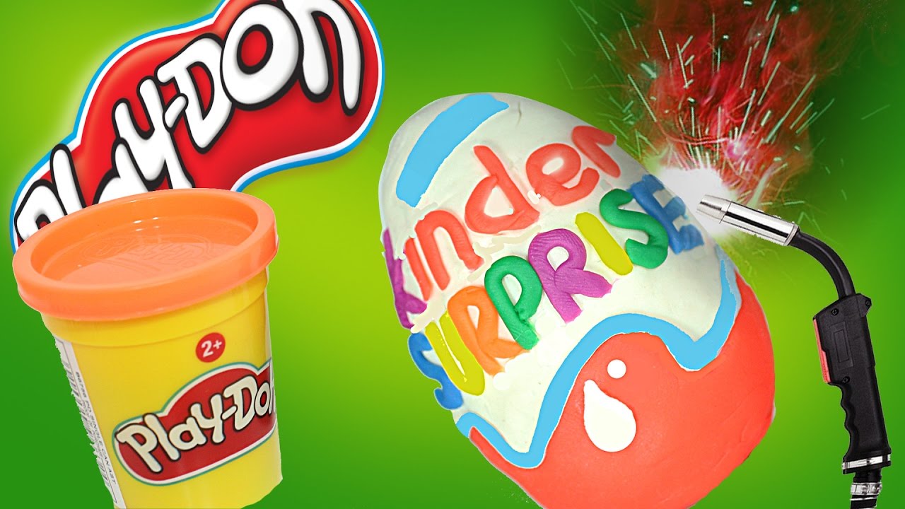 Kak-sdelat-Kinder-Syurpriz-iz-Plej-Do-Igraem-i-lepim-yajtso-s-syurprizom-Kinder-Surprise-Eggs-Play-Doh