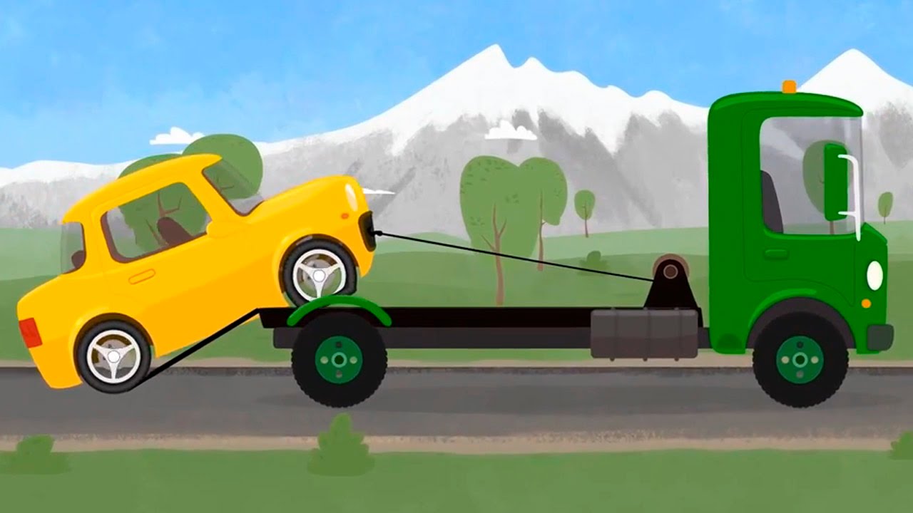 Multfilmy-dlya-detej-pro-evakuator-i-mashinku-Doktor-Mashinkova-i-ee-avtomasterskaya