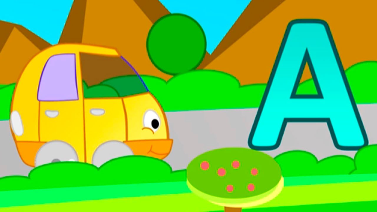 Multfilmy-pro-mashinki-Bukva-A-Alfavit-dlya-Detej
