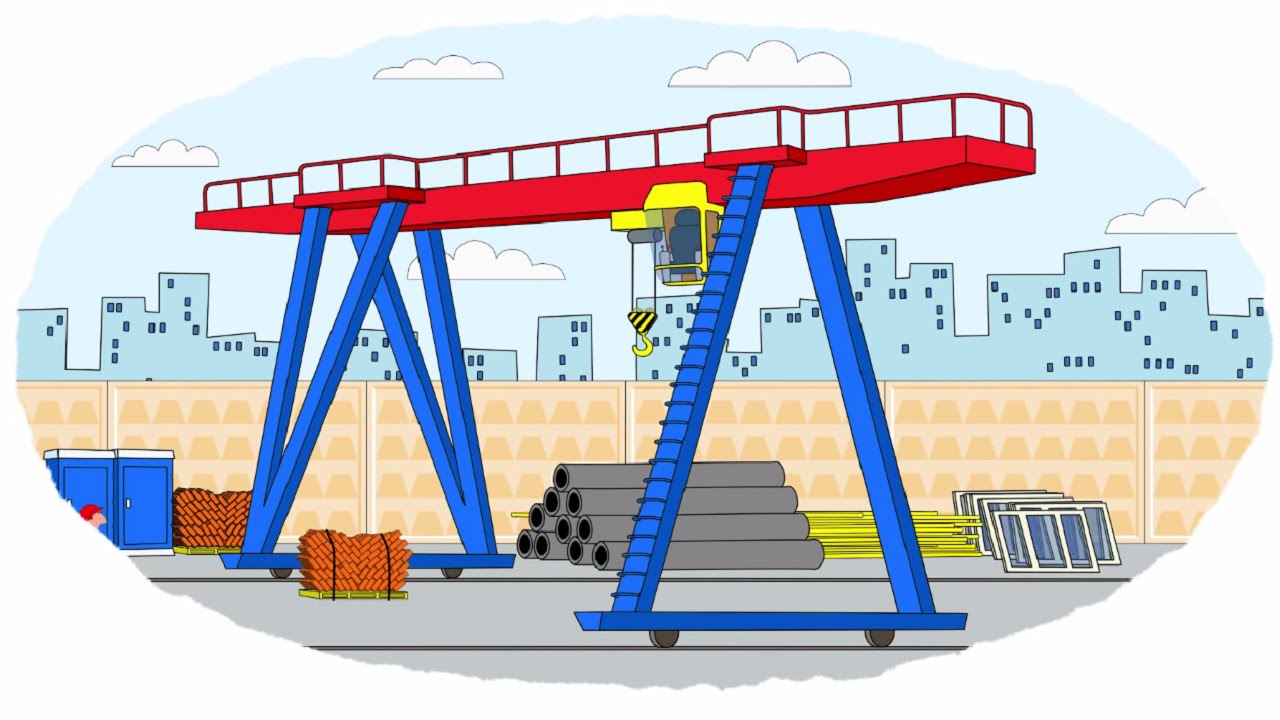 Картинка крановщик для детей на прозрачном фоне