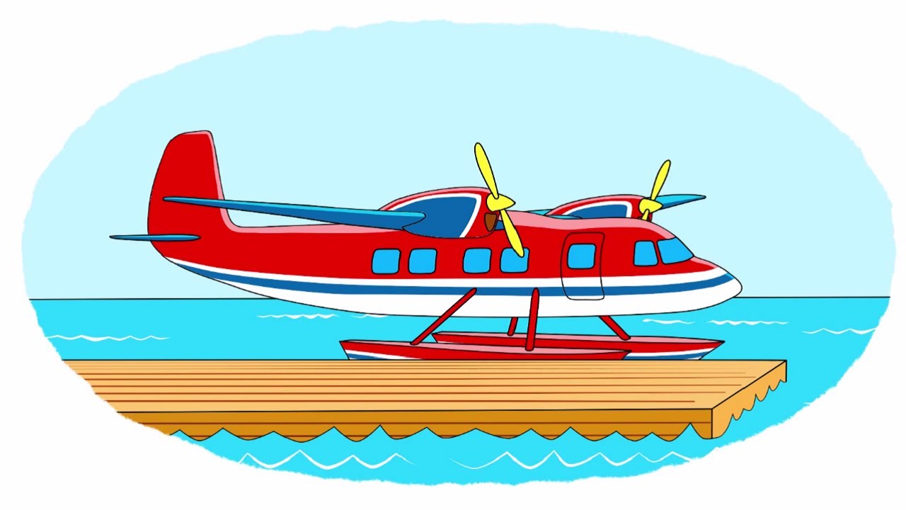 Multik-Raskraska.-Uchim-TSveta-Samolety-Biplan-Gidroplan-Biznes-dzhet