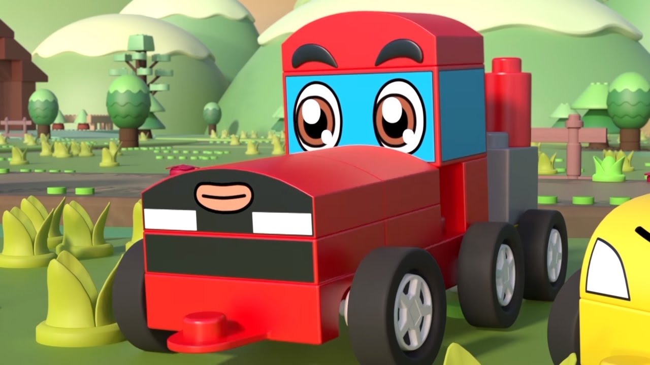 CHiCHiLend-V-derevne-Mikroavtobus-stanovitsya-traktorom-Novye-multfilmy-pro-mashinki