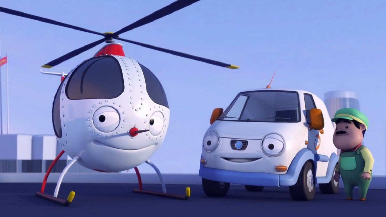 Olli-Veselyj-gruzovichok-Multik-pro-mashinki-Alpinisty-na-neboskrebe-Seriya-54