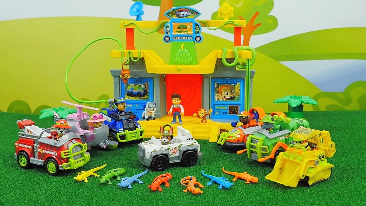 SHHenyachij-Patrul-v-dzhunglyah-i-novyj-geroj-shhenok-Treker-Spasenie-obezyan-ot-yashherits.-Nosiki-Kurnosiki