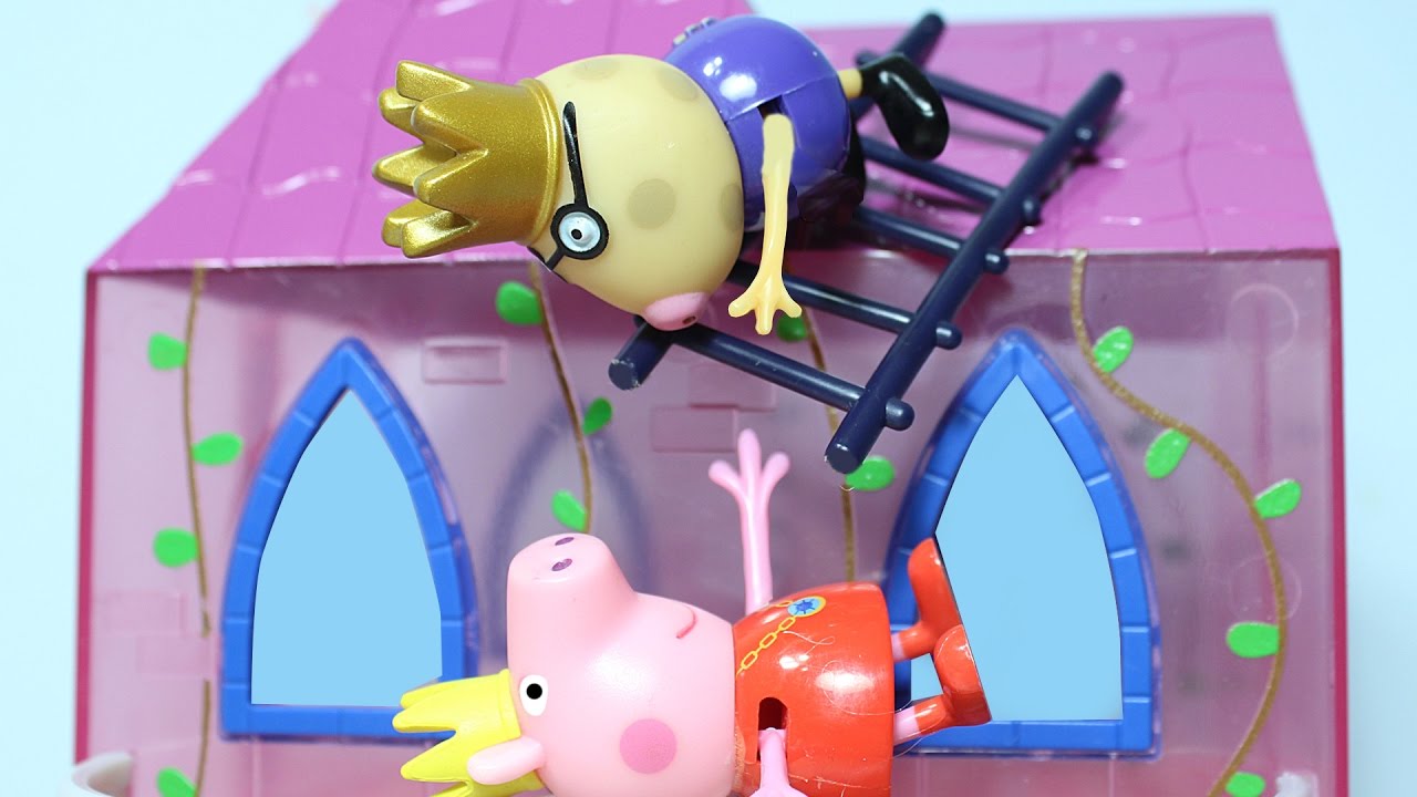 Svinka-Peppa-BROSAET-PRINTSA...-Multik-iz-igrushek