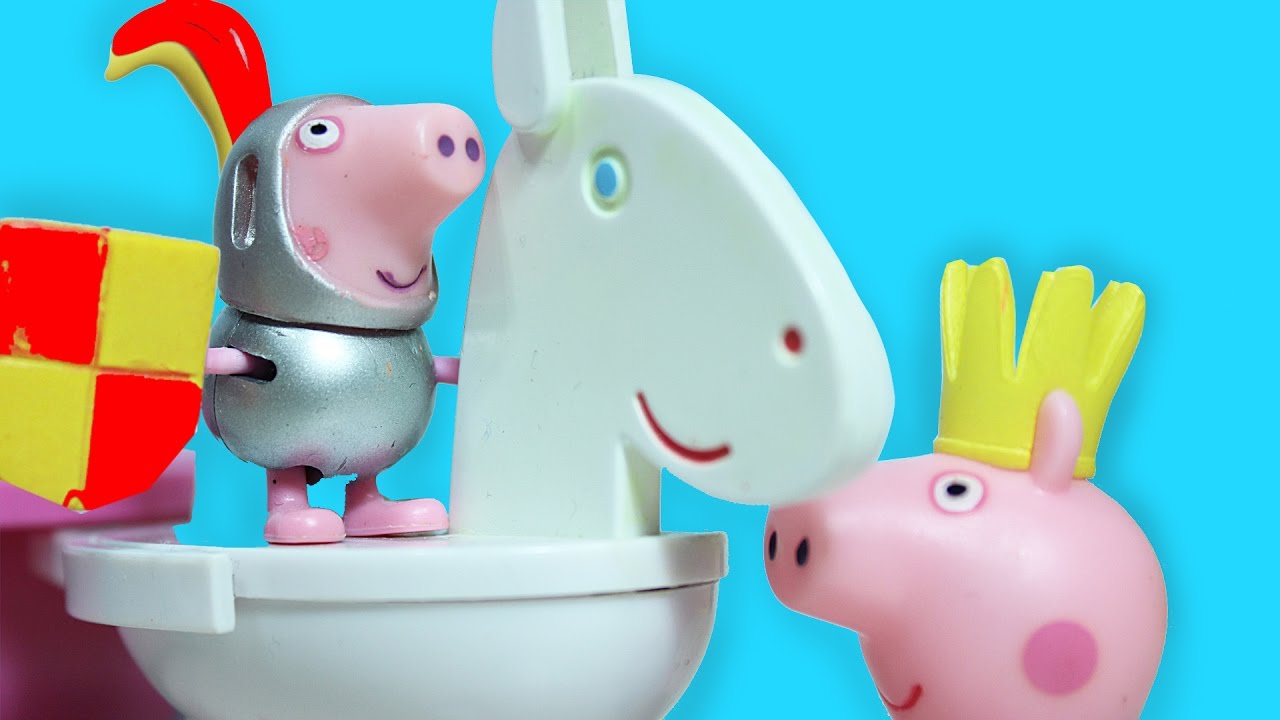 Svinka-Peppa-prazdnuet-Den-Rozhdeniya-s-KOROLEVSKIM-RAZMAHOM-Multik-iz-igrushek