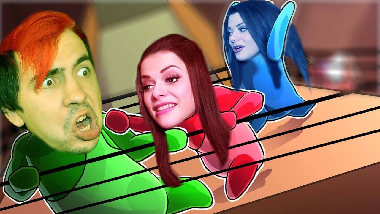 BLIZNYASHKI-RESHILI-IZBIT-MENYA-Gang-Beasts