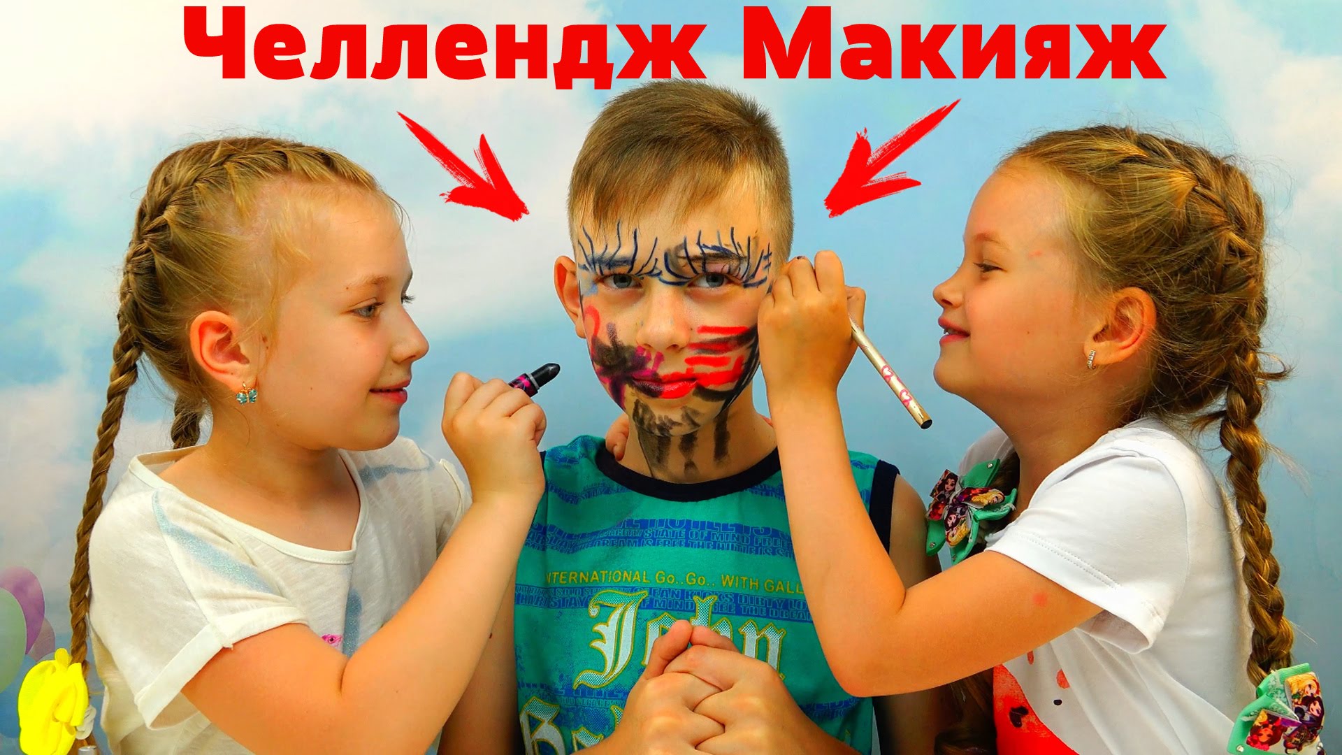 CHellendzh-Makiyazh-Raskrashivaem-YAroslava-odnovremenno-s-dvuh-storon-Makeup-Challenge-4K