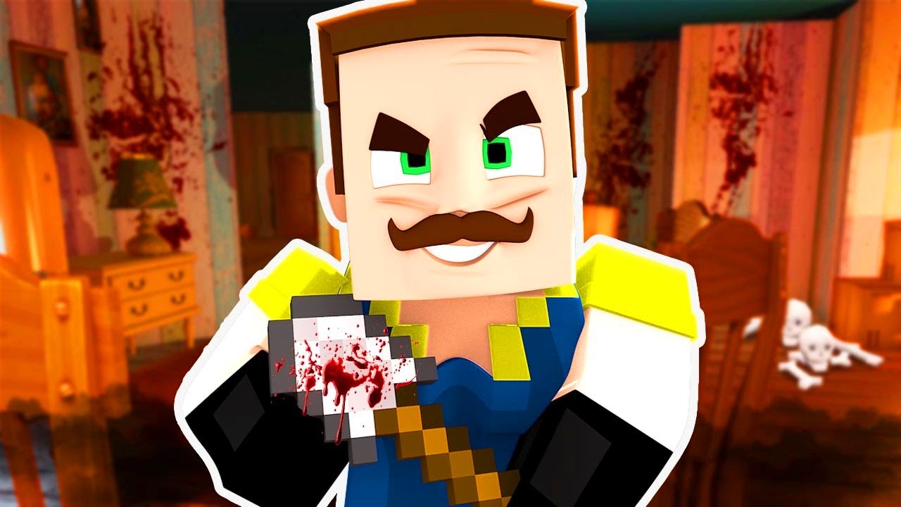 DETI-I-BATYA-V-ZDANII-PRIVET-SOSED-V-MAJNKRAFT-MIR-DETEJ-HELLO-NEIGHBOUR-V-MINECRAFT-ROLEPLAY