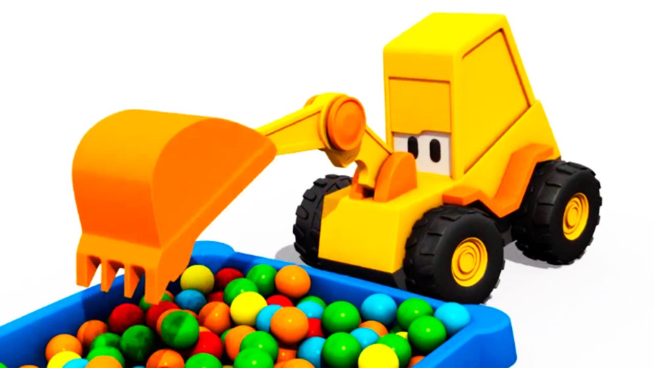 Ekskavator-Masya-i-YAjtsa-s-Syurprizom-vse-serii-podryad.-Multiki-pro-mashinki