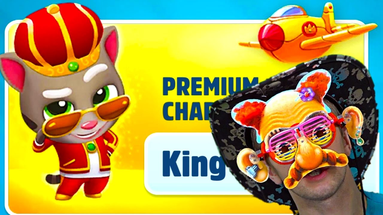 GOVORYASHHIJ-TOM-ZA-ZOLOTOM-20-KOROL-TOM-i-HELLOUIN-igrovoj-multik-dlya-detej-Tom-and-Angela-kids