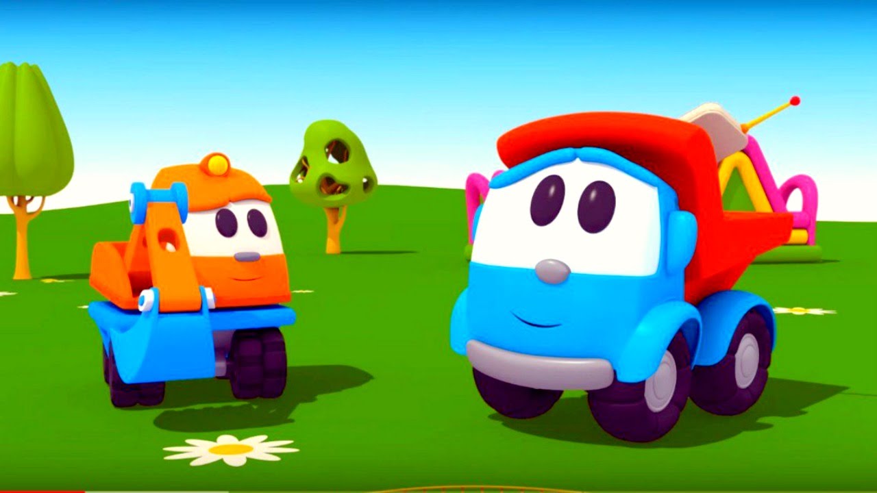 GRUZOVICHOK-LEVA-malysh-i-gonochnye-MASHINKI-vse-serii-PODRYAD.-Multiki-pro-mashinki