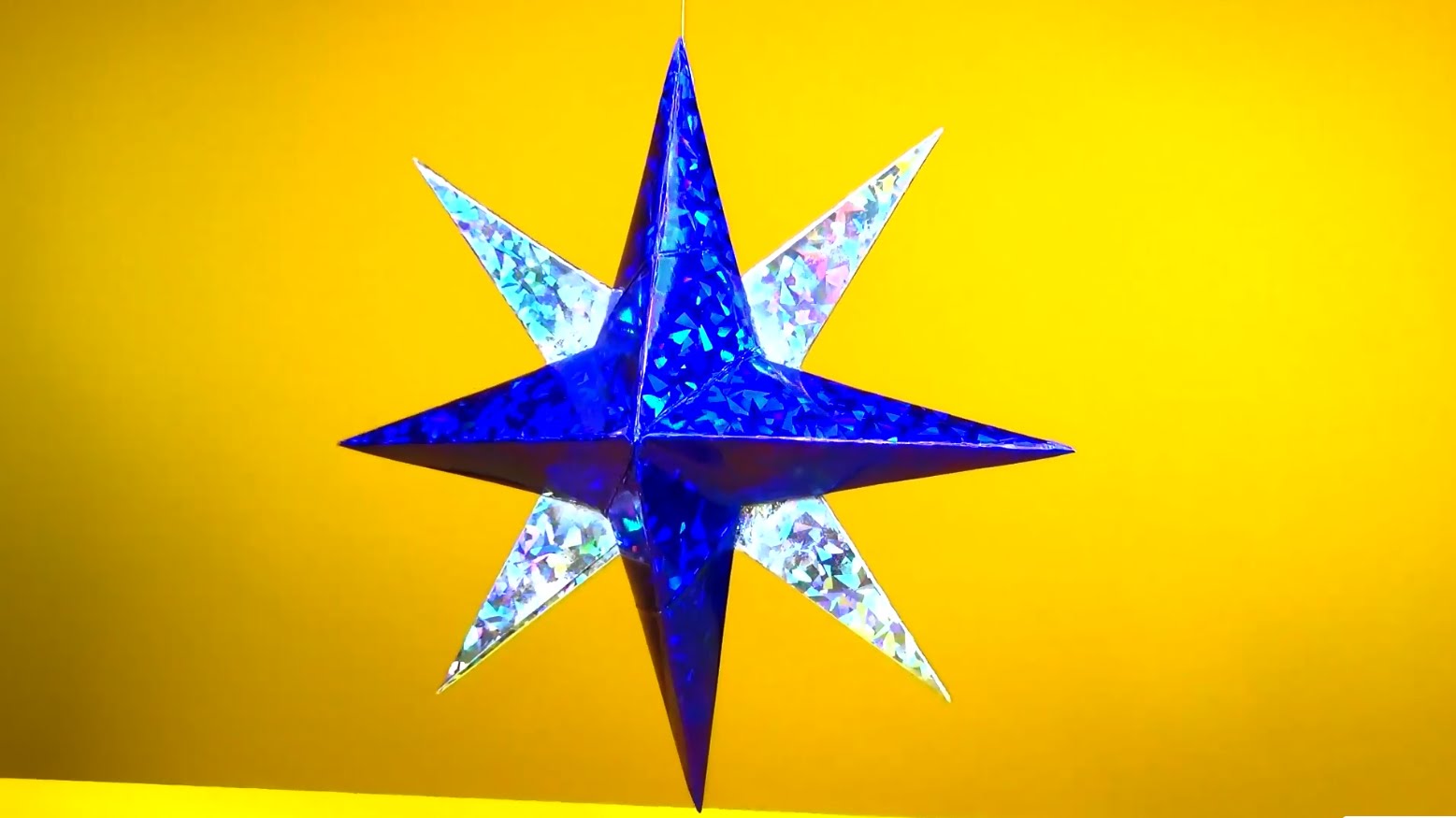 Kak-sdelat-3D-Novogodnyuyu-zvezdochku-How-to-Make-a-Christmas-Decoration-LIFE-HACKS-FOR-KIDS