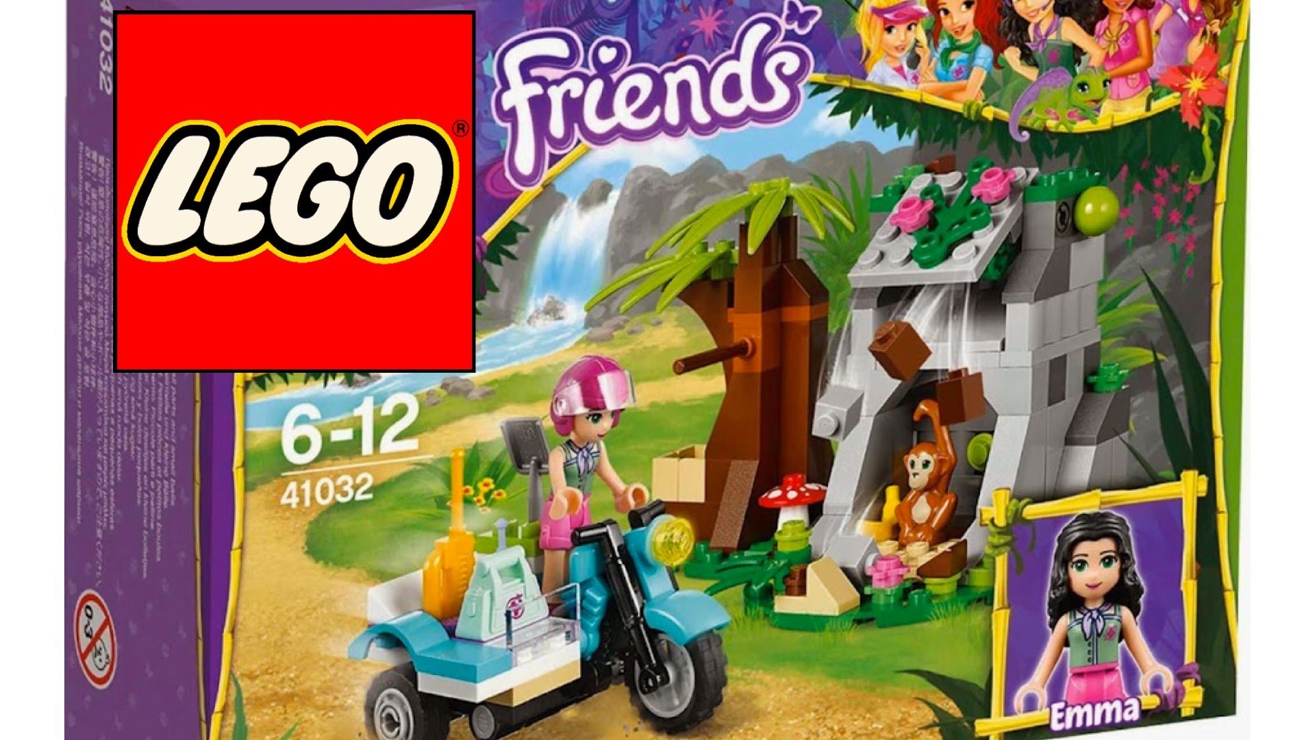 Lego-frends-Lego-friends-Obzor-igrushki-Dzhungli-Mototsikl-skoroi-pomoshhi-iz-serii-Lego-Podruzhki