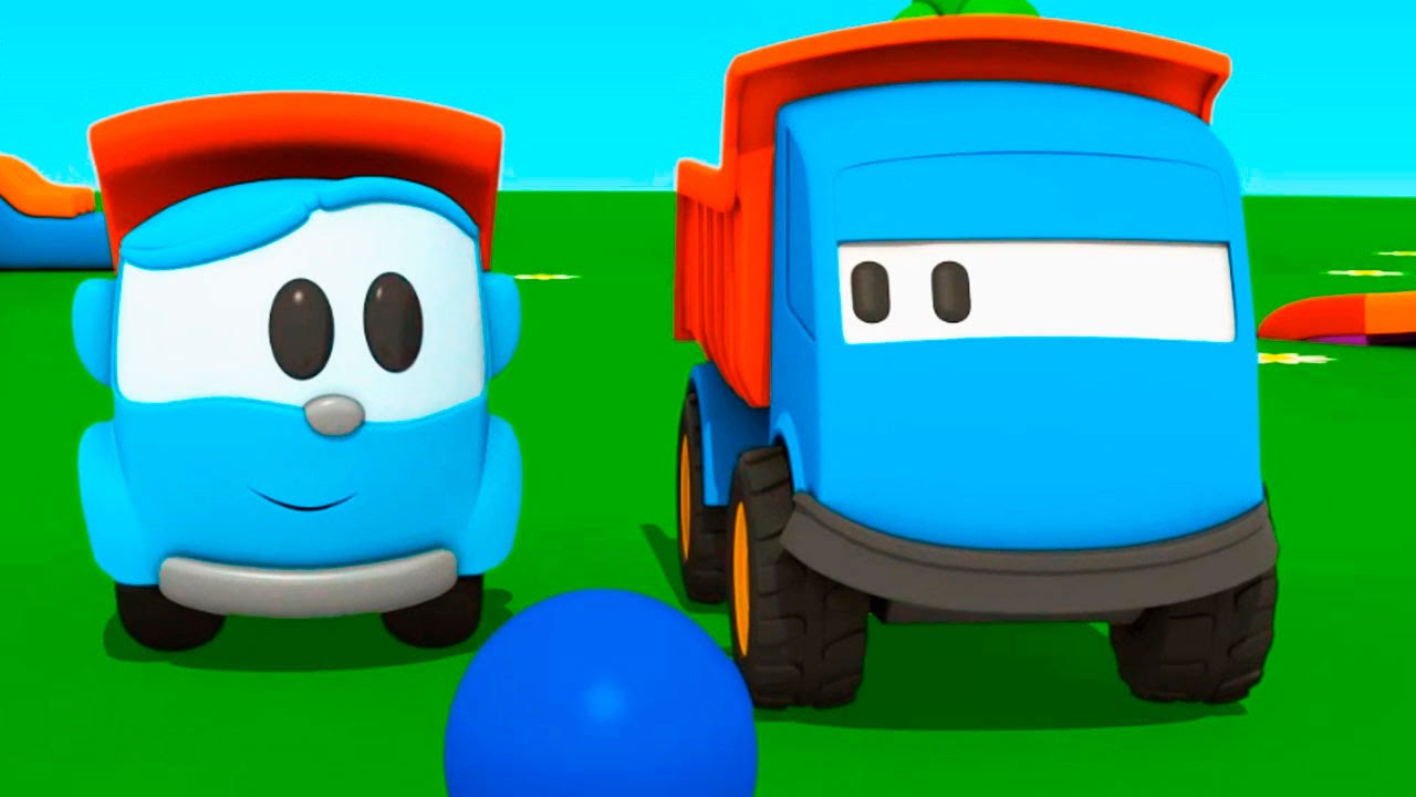 Leva-Malysh.-Novyj-3d-multfilm-pro-mashinki-Gruzovichok-Leva-ishhet-druga