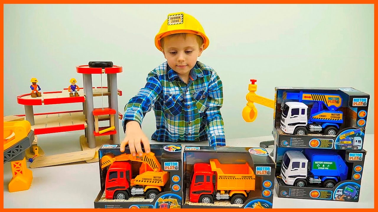 MASHINKI-DLYA-DETEJ-RABOCHIE-I-STROITELNYE-Vse-serii-podryad-DANIK-i-Gruzovye-Mashinki-Ekskavatory