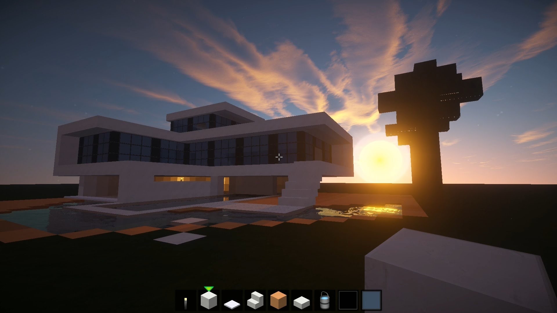 Majnkraft-urok-Kak-postroit-EVRO-DOM-v-MODERN-STILE-Luchshij-sovremennyj-dom-Uchebnik